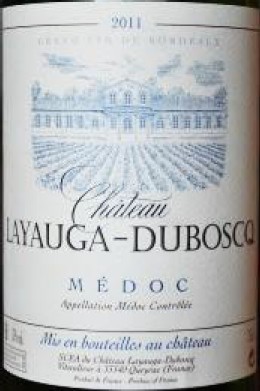 Vin No1 Medoc Layauga Duboscq 2011